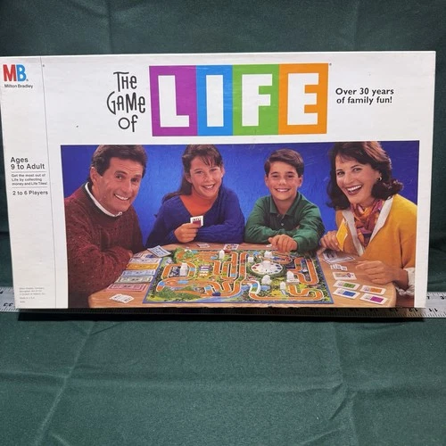 The Game of Life - Complete - Family Board Game - Milton Bradley - Vintage