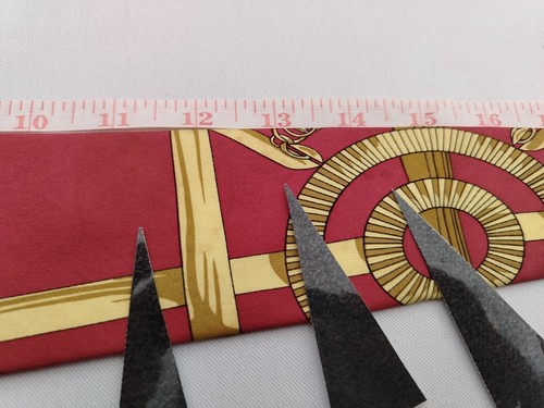 Hermes Paris Silk Scarf Designer Pattern Eperon d'Or" by Henri d'Origny Men Tie - Picture 10 of 17