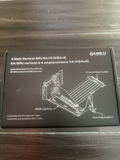 Lian Li VG4-5-V4X Vertical GPU Mount Kit with PCIe Gen5 Riser Black vg45v4x