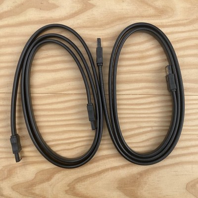 2x 1m Flat eSATA to eSATA Cables High Speed 6Gbps External SATA Data Cord