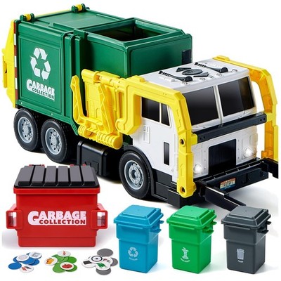 Interactive Garbage Truck Toy with Lights & Sounds