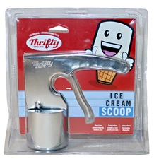 Thrifty Ice Cream ~ Stainless Steel Cylinder Ice Cream Scoop ~ No Mess BRAND NEW