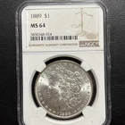 1889 Morgan Dollar NGC Certified MS64