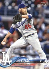 2018 Topps #623 Josh Fields Los Angeles Dodgers