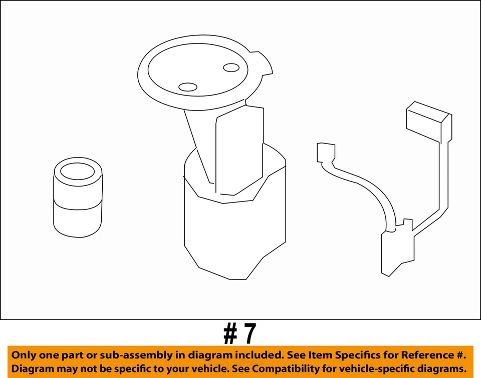 Used Fuel Pump fits: 2012 Ford F150 PICKUP Pump Assembly Crew Cab 145`` WB 36 ga - Изображение 4 из 4