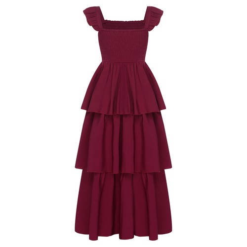 Girls Maxi Dress Vintage Charm Party Dress Ankle Length Sweet Cute Casual Gown - Picture 8 of 71
