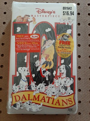 Disney's 101 Dalmatians, VHS MASTERPIECE Collection. FACTORY SEALED! | eBay