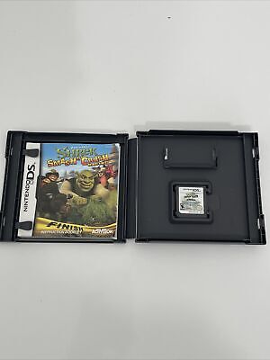 Shrek Smash Crash Racing Authentic Nintendo DS DSi 3DS 2DS Game Complete  CIB 47875752856