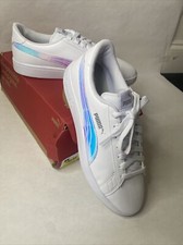 PUMA Unisex-Child Smash V2 Holo Sneaker 7 7C