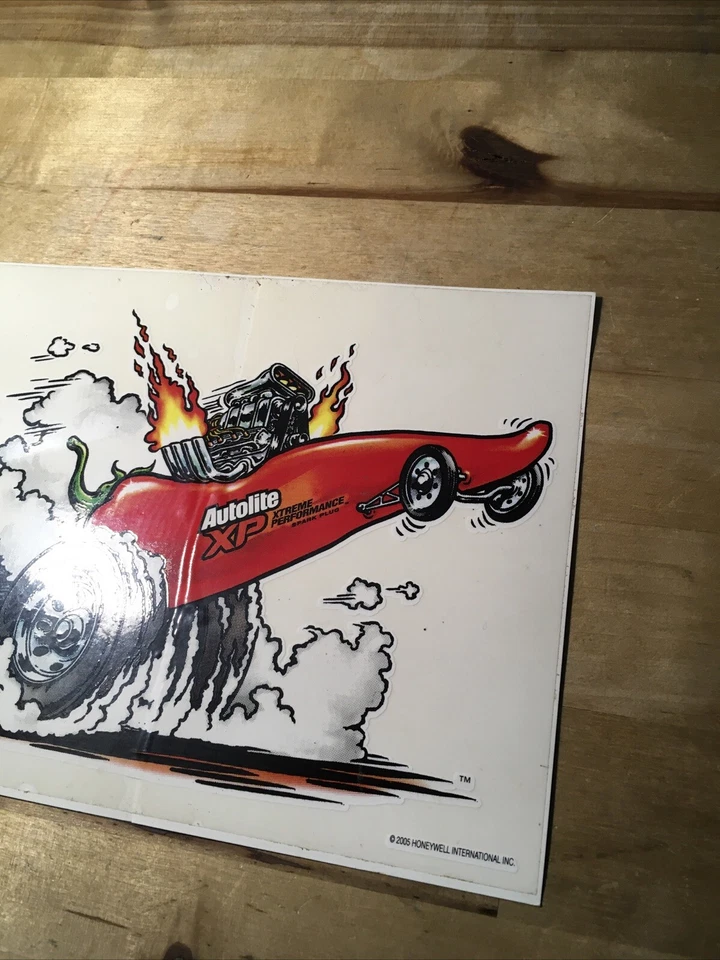 AUTOLOTE, XP XTREME PERFORMANCE, SPARK PLUGS, DRAGSTER, 6-1/2 X 5-1/8 Sticker - Image 3 of 4