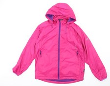 Target Dry Womens Pink Rain Coat Size S Zip