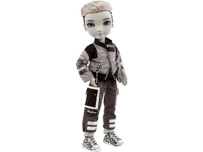 Shadow Series 1 Ash Silverstone- Greyscale Boy Fashion Doll. 2 Silver Designe...