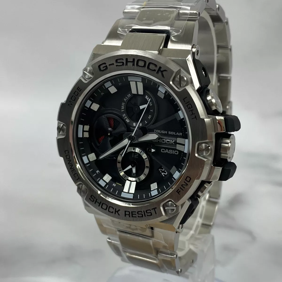 CASIO G-Shock GST-B100D-1AJF G-Steel Smartphone Link Bluetooth Solar Watch  New