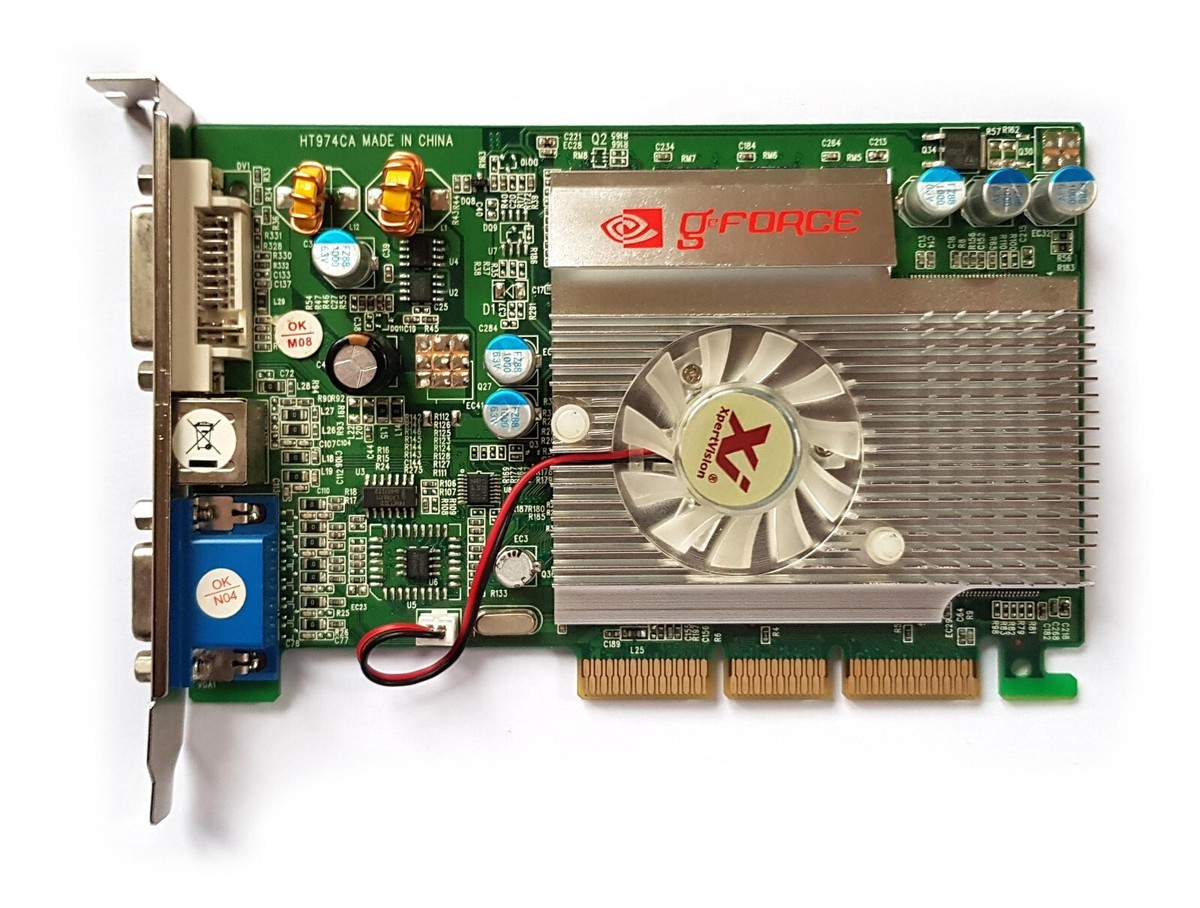 Nvidia FX5500 XpertVision AGP 8X 256MB 128bit video card for