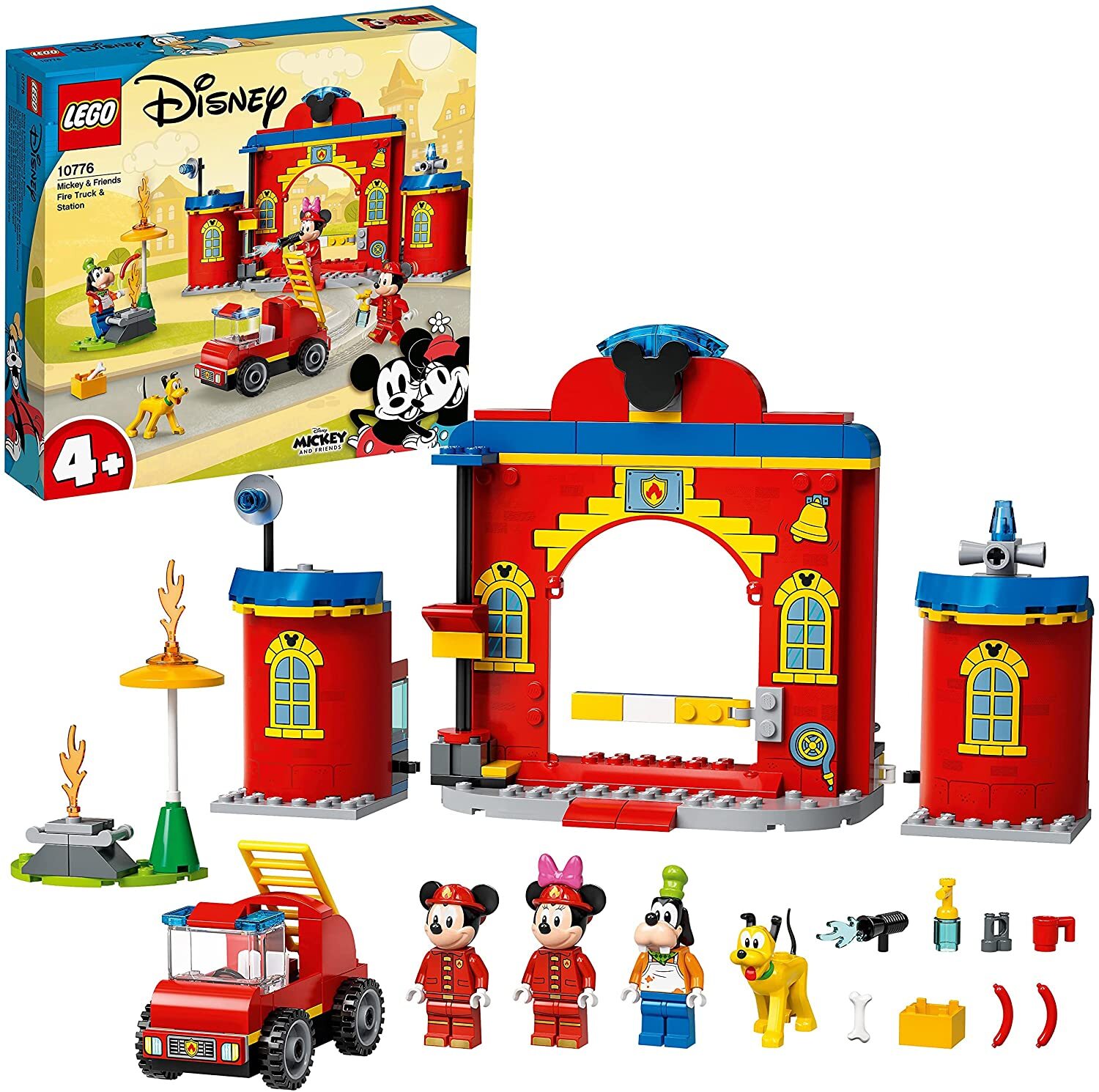 LEGO Disney Mickey and Friends 10776 Autopompa e Caserma di Topolino e i Suoi Am