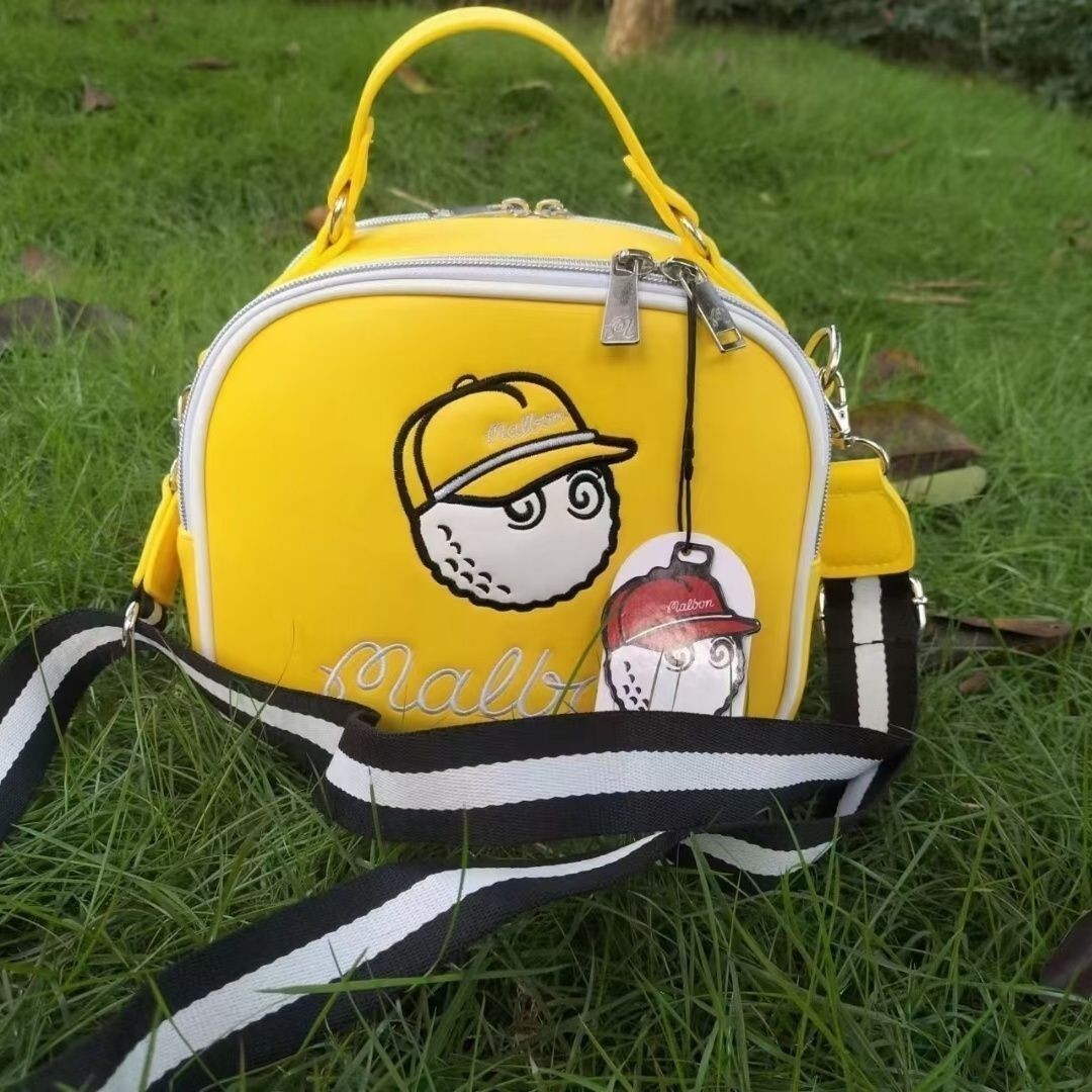 Malbonゴルフ小型ボールケース 男女兼用 腰袋　白×緑 楽天市場】マルボン ゴルフ ボール ケース MALBON GOLF BUCKETS