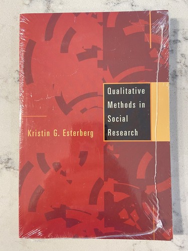 Qualitative Methods in Social Research by Kristin G. Esterberg (2001 ...