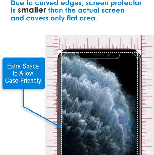 Gorilla Tempered Glass Screen Protector for iPhone 11,11 Pro, 11 Pro Max, X,XS - 第 16/43 張圖片