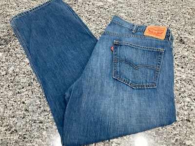 Levi's 559 Relaxed Straight Red Tab Medium Wash Denim Jeans Men's