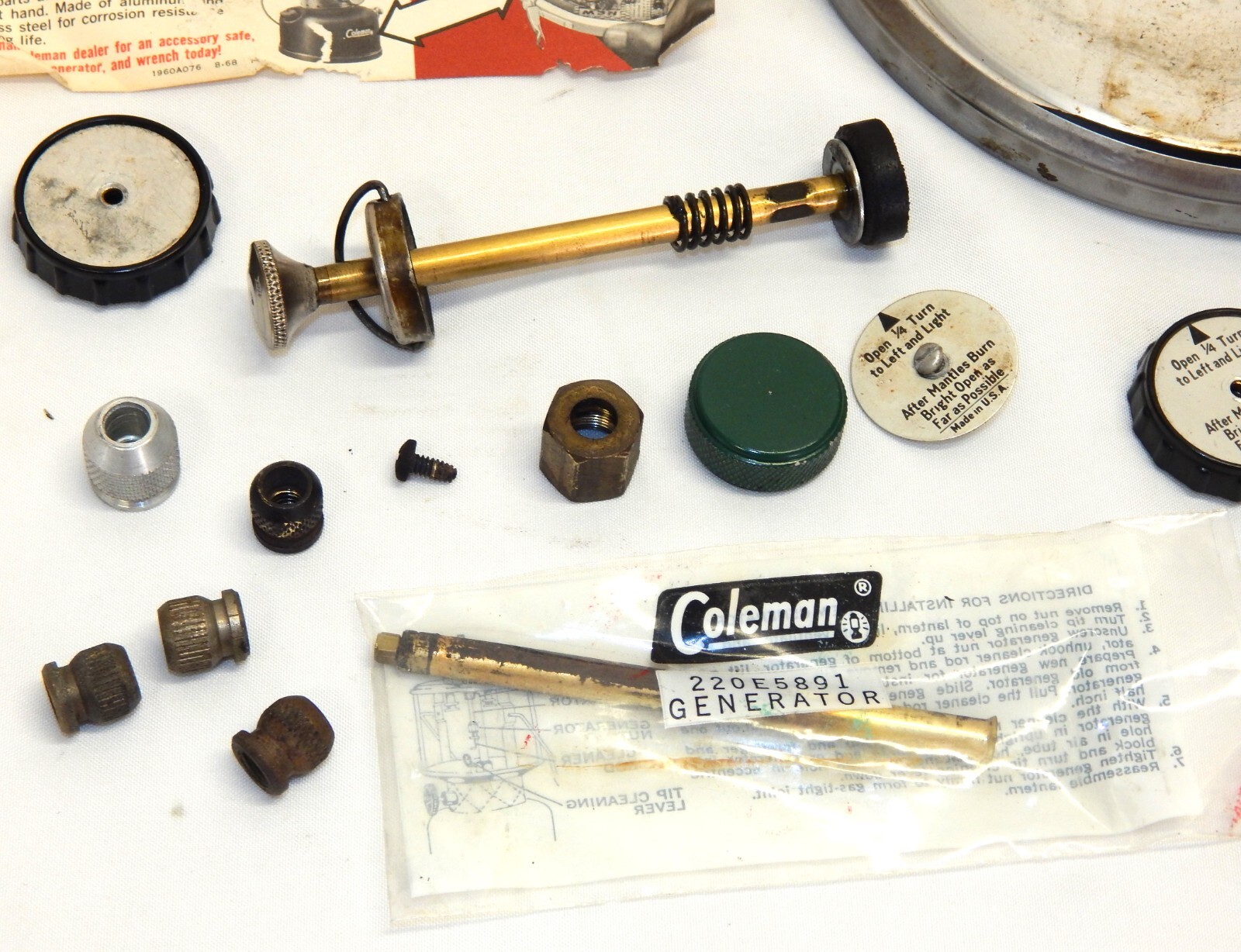 Vintage Coleman Lantern Parts eBay