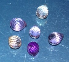 AMETRINE BOLIVIANE BRIOLETT DRILLED 6PZ CT. 20.40