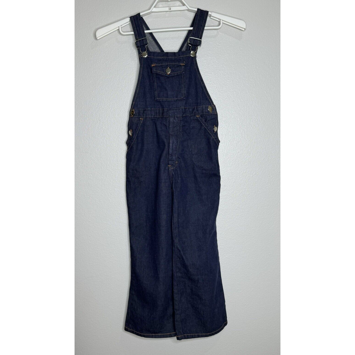 Vintage Gia Togs Denim Overalls Sz 10 Kids Adjustable Straps