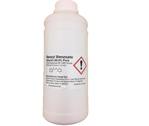Benzyl Benzoate BP Grade  99.99%  USP/BP Pure Grade   100ml/500ml/1lt/5lt
