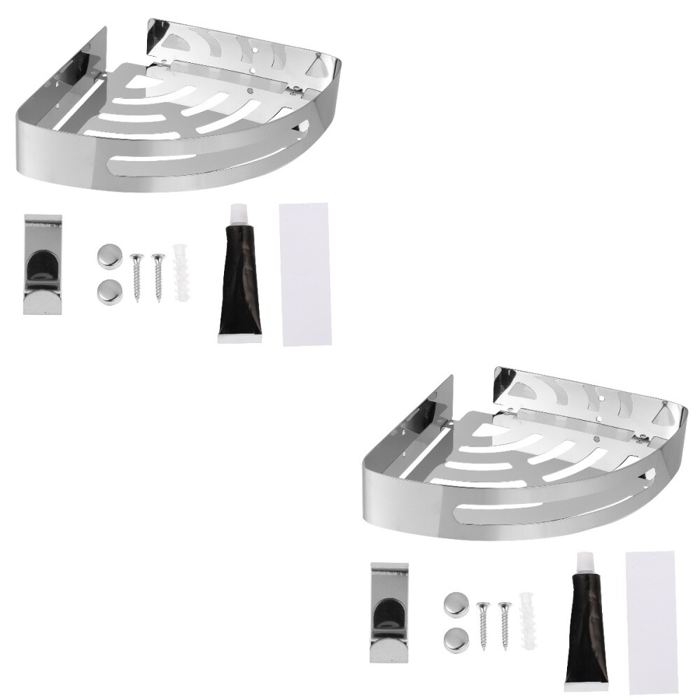 Wall Mounted Bathroom Shelf Corner Shower Shelf Rack Wall Mounted