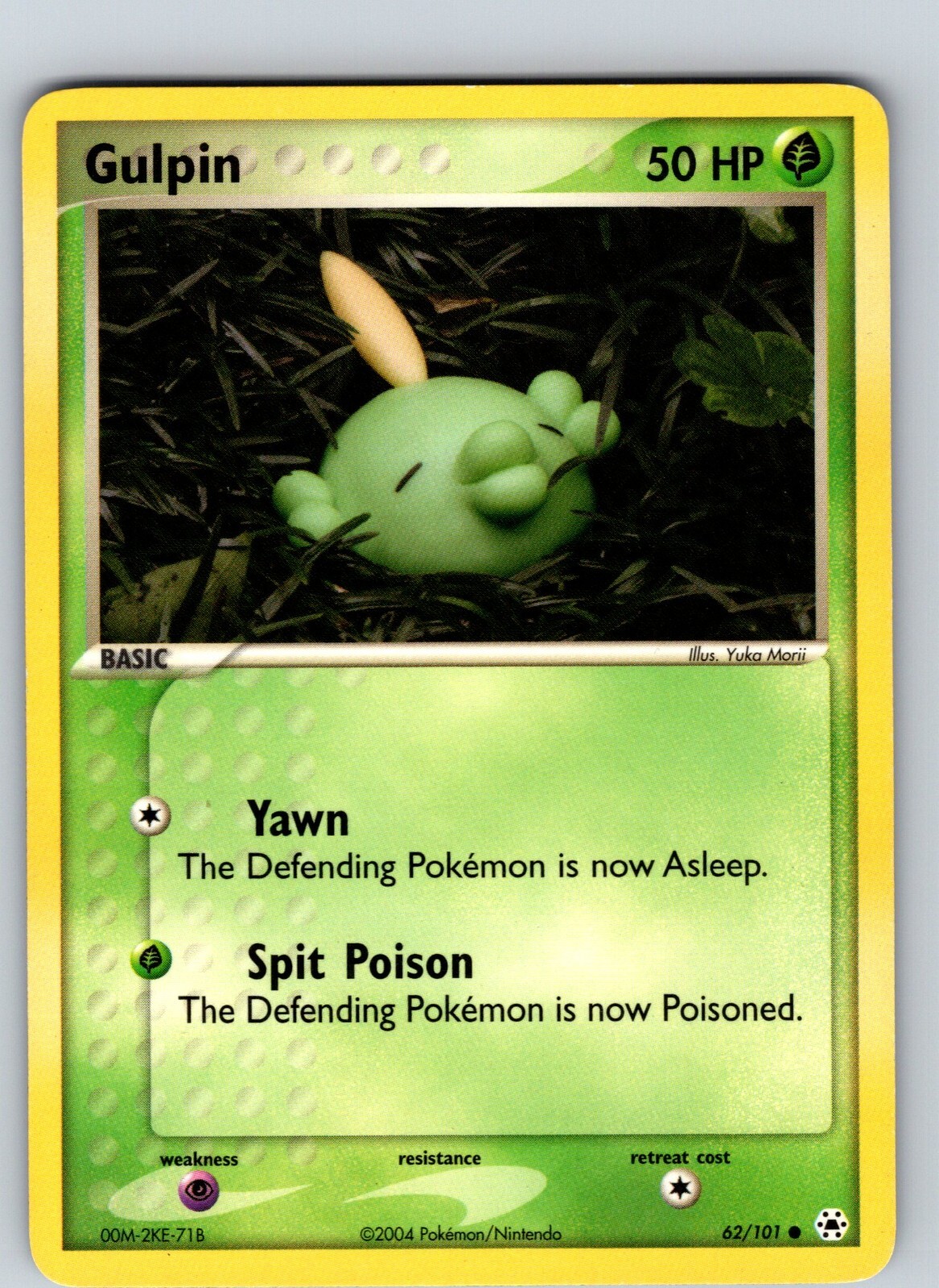 Gulpin 62/101 2004 EX Hidden Legends Regular Common