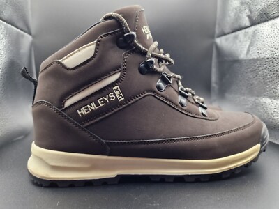 Henleys DLX Travis Stiefel Damen Größe UK 6 schokobraun 