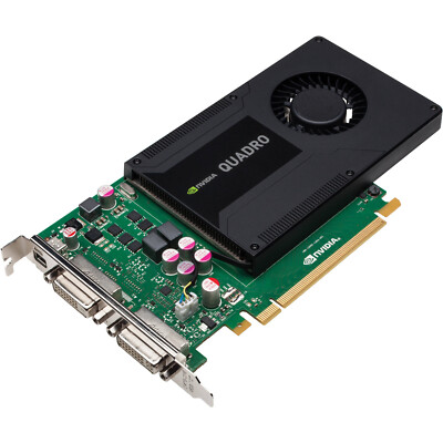PNY nVIDIA Quadro 2000D 2GB PCIe 2x DVI 900-51232-1750-000 VCQ2000D-T