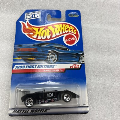 Hot Wheels 1999 First Editions Shadow Mk IIa Car Black 5sp