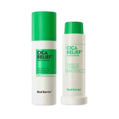 [REAL BARRIER] Cica Relief RX Fade In Serum 50mL +(Refill 50mL)