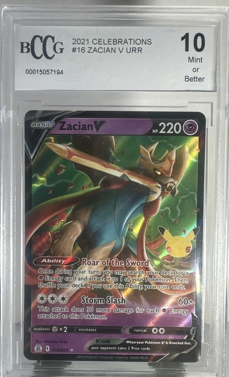 Zacian V 016/025 Celebrations for sale | eBay