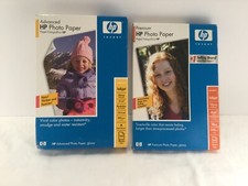 NIP HP Advanced Glossy Photo Paper 2 Packages 160 Sheets Total 4X6   NOS
