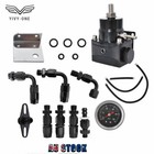 <!--F#f_0-->Universal Adjustable Fuel Pressure Regulator Oil Gauge 100PSI AN6 Fitting Kit<!--F/-->