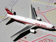 Gemini Jets G2TWA139 TWA Trans World Boeing 767-200 N601TW Diecast 1/200 Model