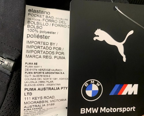 New Puma BMW Motorsport Street Men`s Motorsport Jacket SZ. M, $55 Off MSRP - Picture 8 of 8