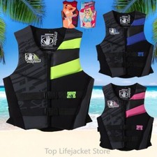 Mens Womens Life Jacket with Super Buoyancy,perfect for Kayaking and Waterskiing
