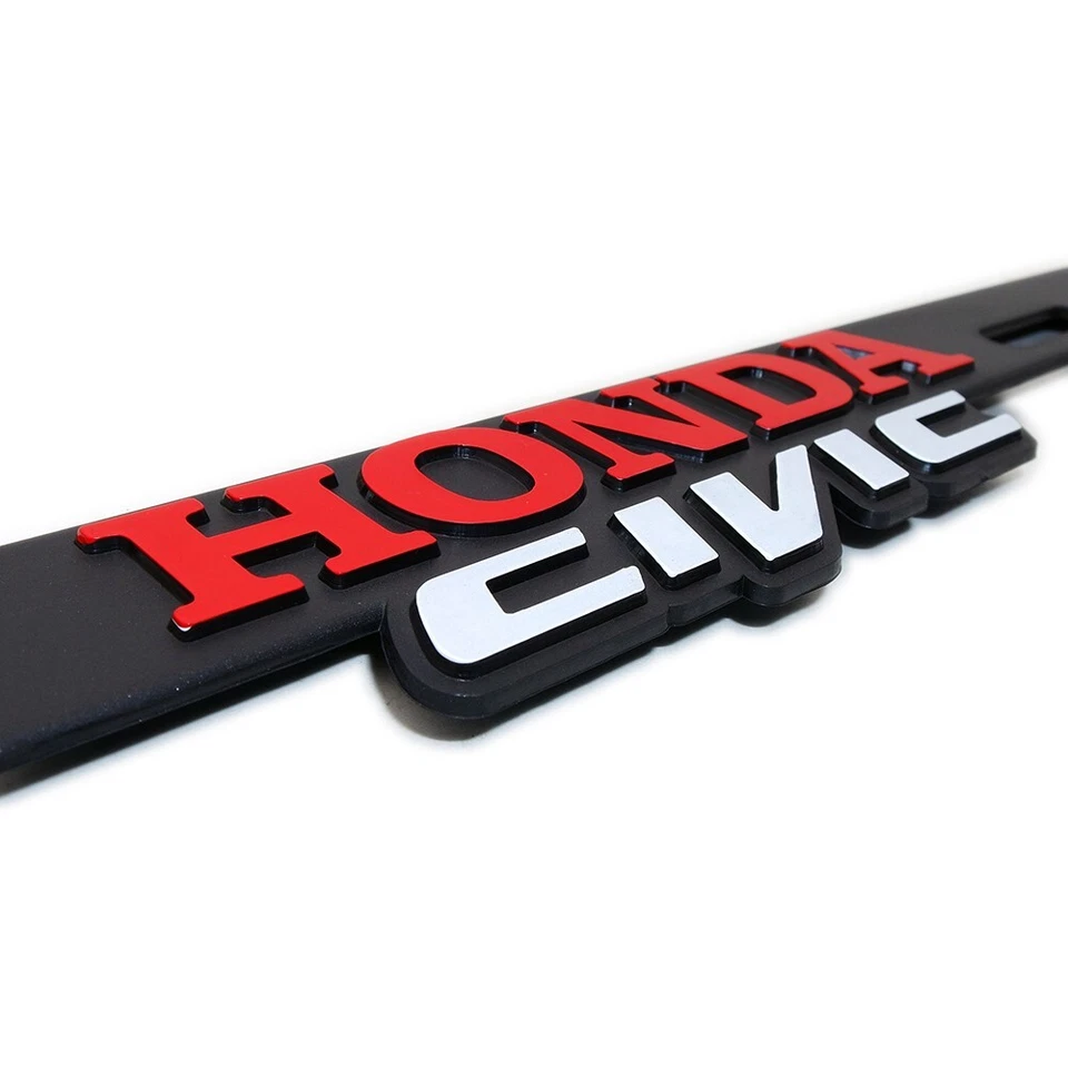 2x Ajuste Honda Civic Mugen Motor Deportes Marco Cubierta Decorar Foto 4 de 4