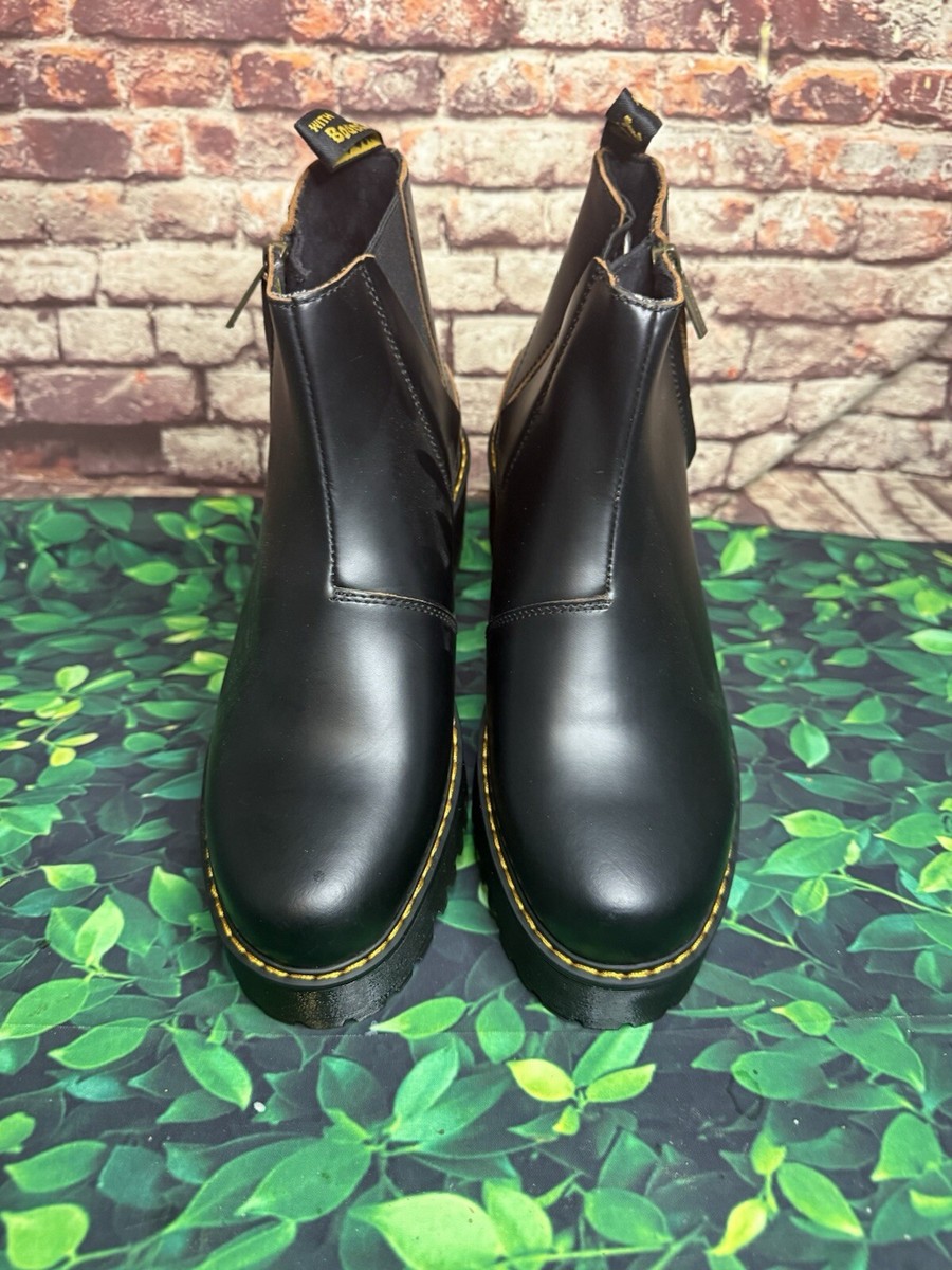 Dr Martens Rometty II Quad Platform Chelsea Boots Black