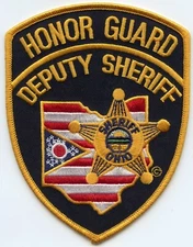 OHIO DEPUTY SHERIFF Honor Guard SHERIFF POLICE PATCH