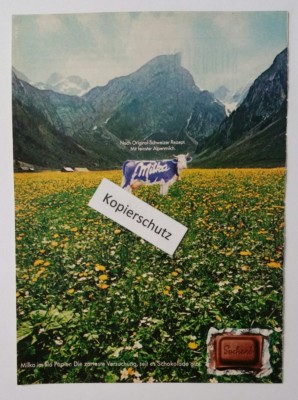 Advertisement A5: Milka in Purple Paper - Suchard 12/1976 (20041722)