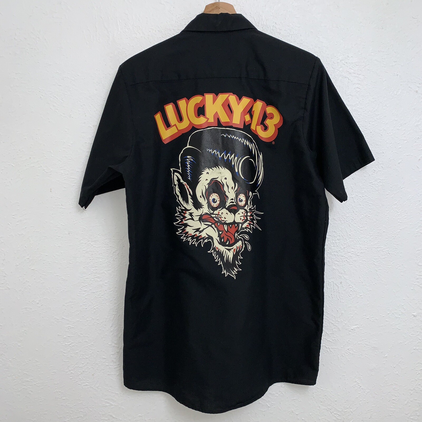 lucky 13 cat shirt