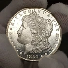 1880-S $1 Morgan Silver Dollar - Deep Proof-Like Obv - Frosty BU - VIDEO - D4858