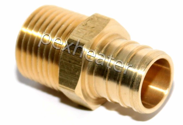 Adattatore Per Sudore PEX Per Tubo Spinato, Ottone, 3/4 Pollici - Foto 5