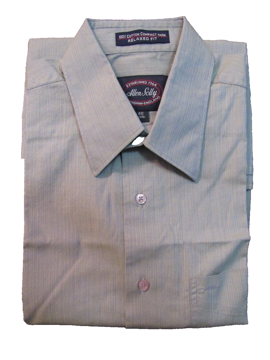 Allen Solly Men's Dress Shirt Size 40 CMS Gray Cotton Compact Yarn Relaxed Fit | eBay Allen Solly Men's Dress Shirt Size 40 CMS Gray Cotton Compact Yarn Relaxed Fit | eBay