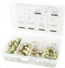PRO-LUBE 95 Piece, Inch, Box Plastic Steel Grease Fitting Set