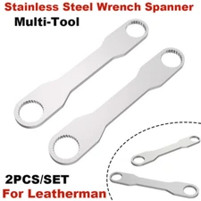 Pair of Steel Wrench Multitool Spanner For Leatherman Disassembly Multi Tool 1.0