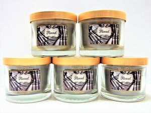 Bath Body Works White Barn Flannel Mini Candles Glass W Lids 1 3